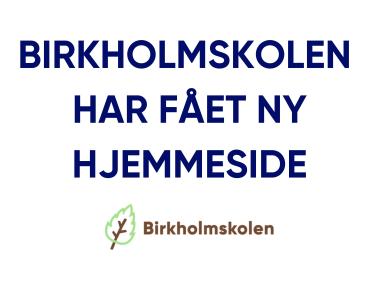 Birkholmskoles nye hjemmeside